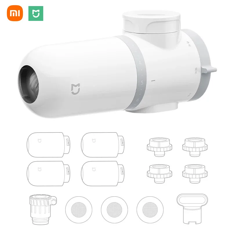 

Original Xiaomi Mijia Tap Water Purifier Clean Kitchen Faucet activated carbon Percolator Water Rust Bacteria Replacement Filter