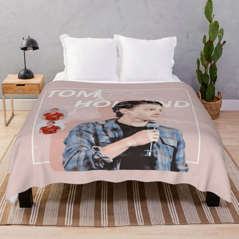 

Tom Holland Thick blankets Flannel Plush Decoration Soft Throw Blanket for Bedding Home Cou Travel Cinema