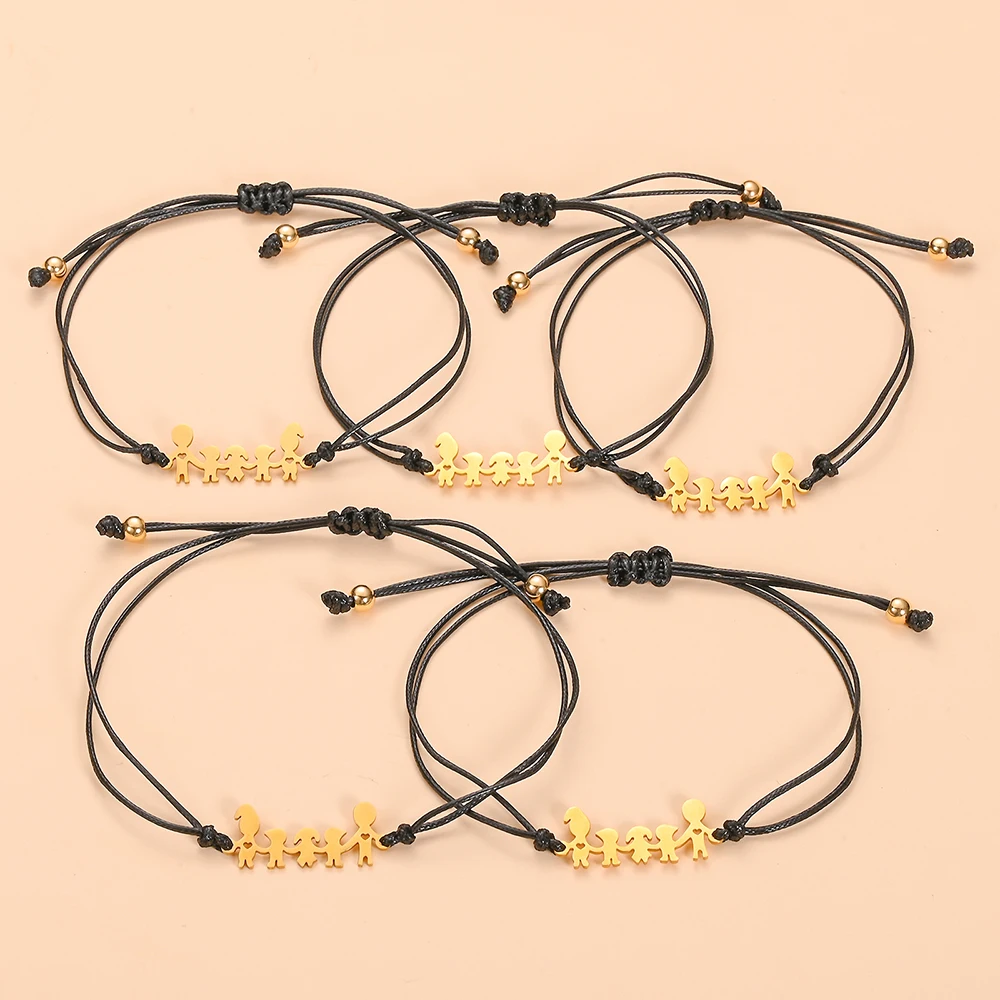 Комплект браслетов из нержавеющей стали серебристого и золотистого цвета |