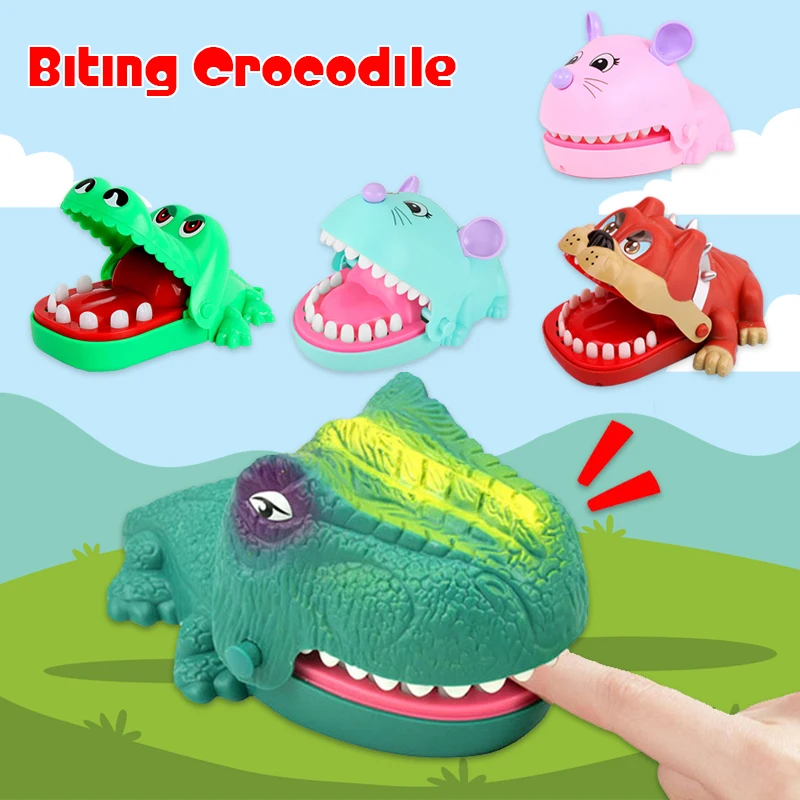 

Biting Finger Dentist Game Funny Crocodile Pulling Teeth Toys Kids Classic Biting Hand Crocodile Game Jokes Teeth Bite Toy Gift