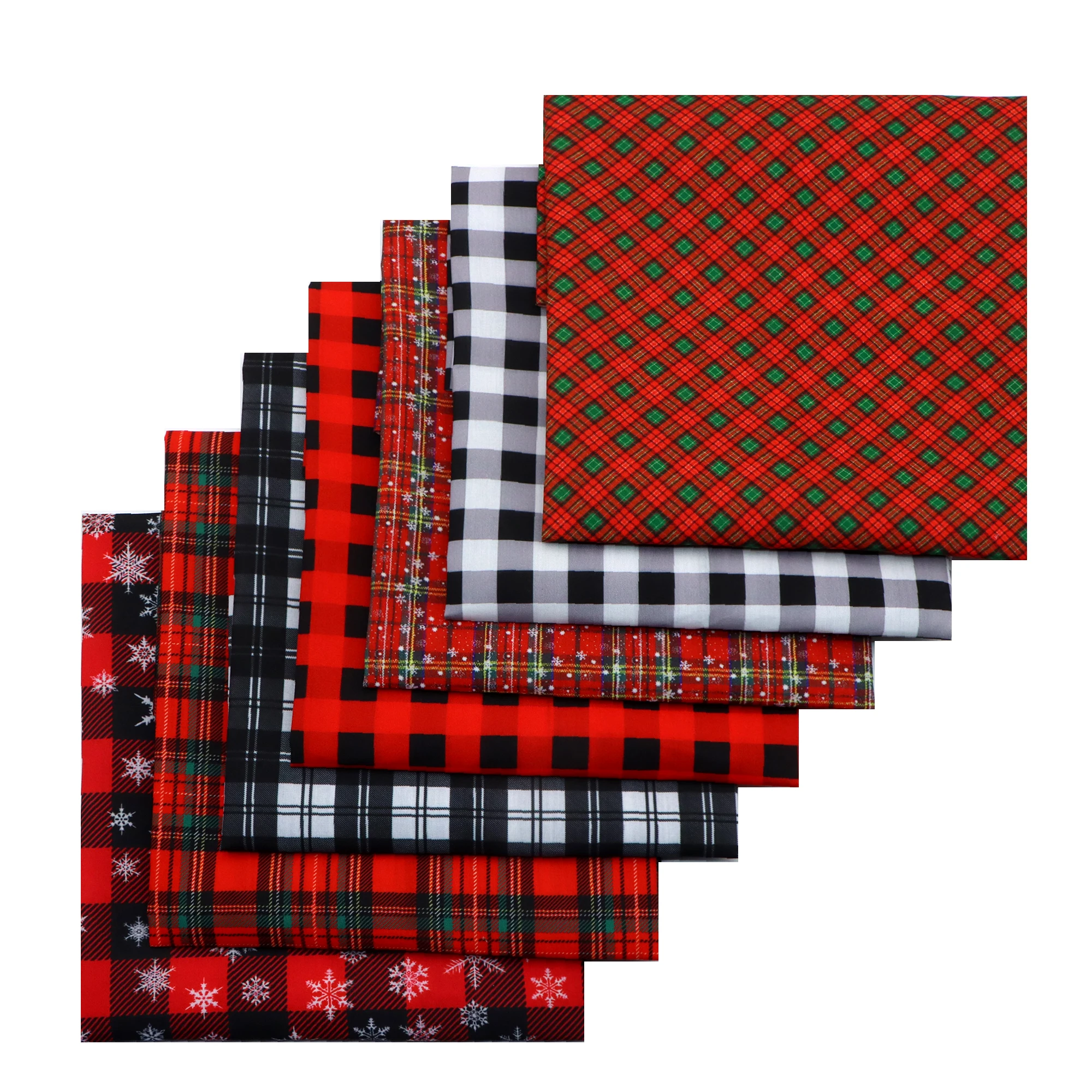 7 шт. 20*25 см клетчатая сетка для рождественских праздников сделай сам пучки ткани