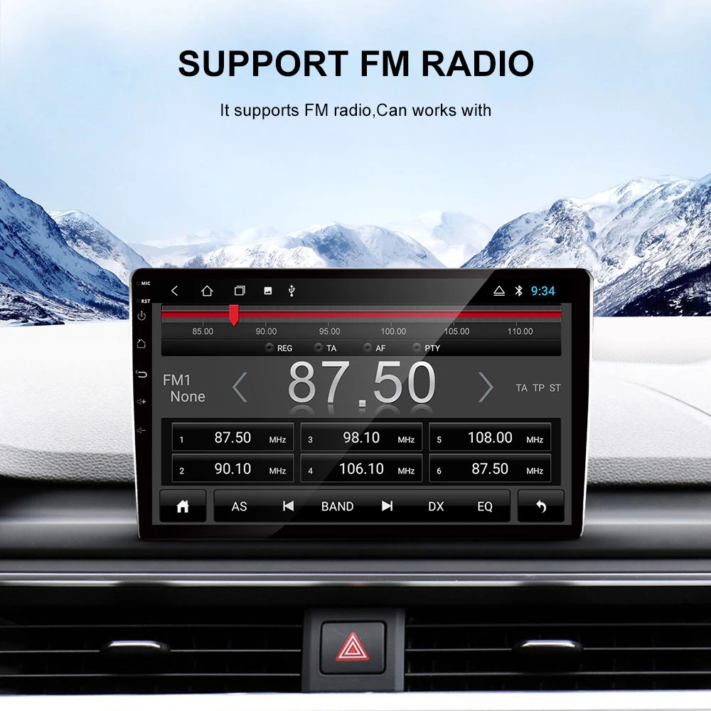 Автомагнитола 2DIN 2 + 32 ГБ Android 10 0 Bluetooth мультимедийный плеер для Toyota Corolla E140/150 2006 2007
