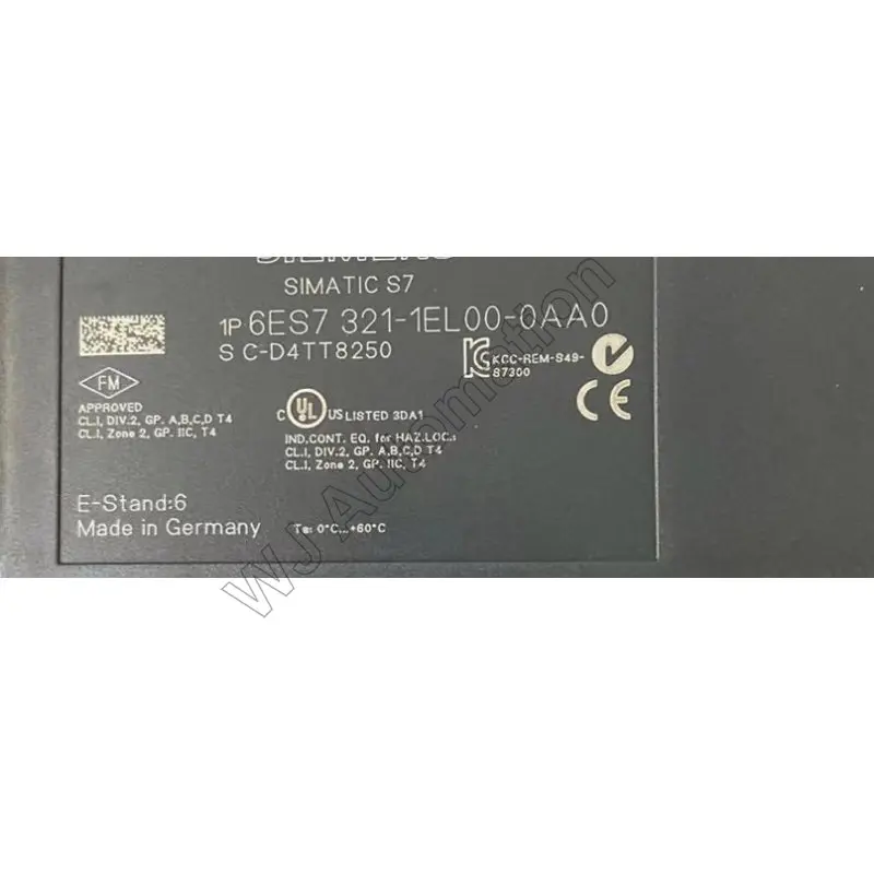 

6ES7321-1EL00-0AA0 S7-300 цифровой вход SM 321 32 DE 120V AC 1 40-контактный 6es7321-1el00-0aa0