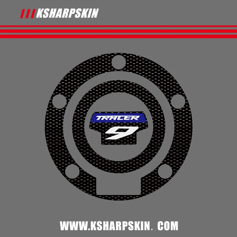 Защитная наклейка для топливного бака из карбонового волокна 3D для мотоцикла YAMAHA TRACER 900 9 GT 2021.