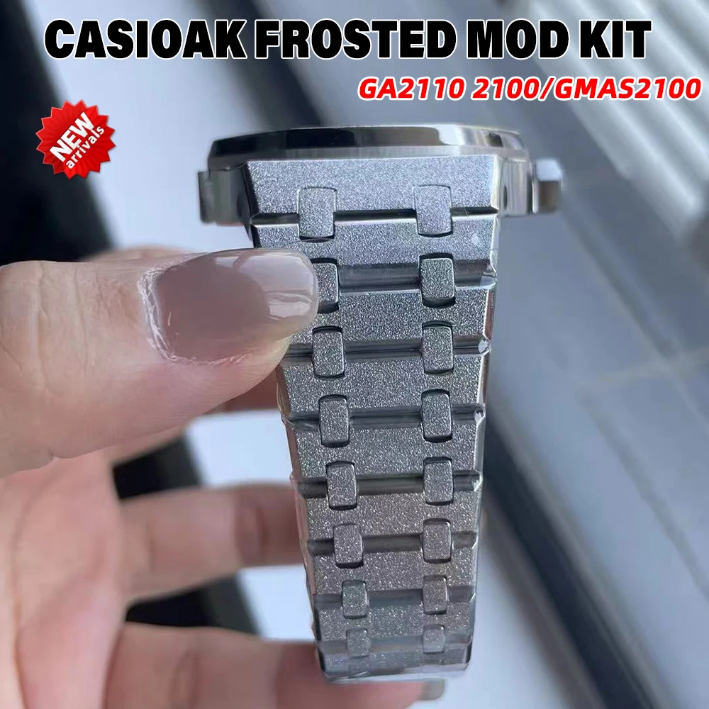

GEN5 GEN4 Casioak Modification Kit for GA2100 GA2110 Gmas2100 Metal Bezel for G Shock 4th Generation Stainless Stee Case&Strap