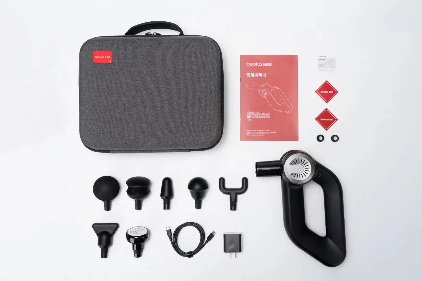 Beoka D6 профессиональный мощный массажер для тела высокочастотная вибрация