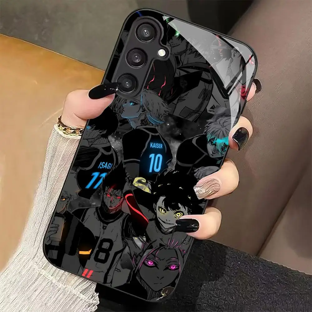 Японский аниме-чехол B-Blue L-Lock для Samsung Galaxy S25 Ultra S22 S23 S24 Ultra S21 S20 5G с MagSafe, зеркальный, беспроводной, магнитный (art.: 3920dbb37f5bb) - 3920dbb37f5bb