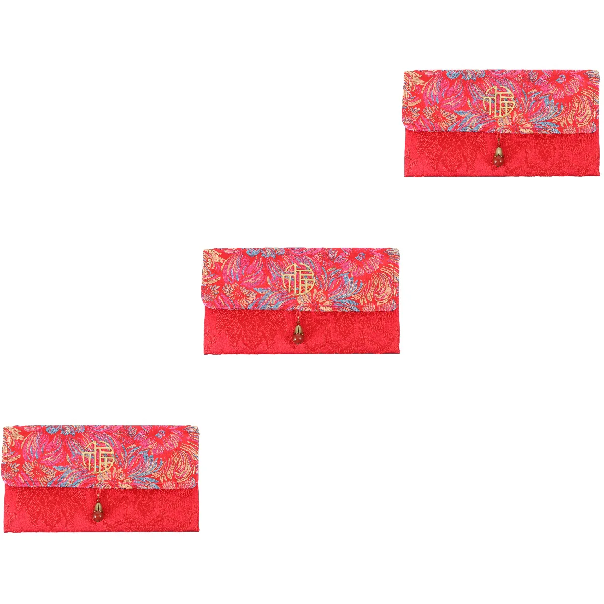 

Envelopeyear Storage Pouch Spring Festival New Hongbao Purse Silk Fashionable Chinese Festive Hong Portable Supplies Party Bao