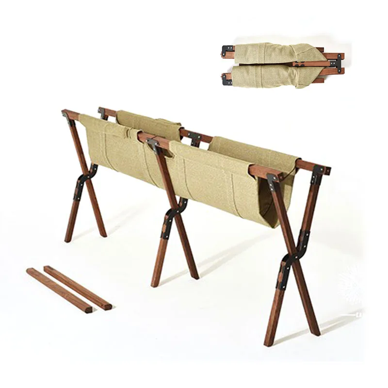 

Wholesale Removable Solid Wood Portable Army Military Sleeping Frame Outdoor Folding Camping Bed Furniture