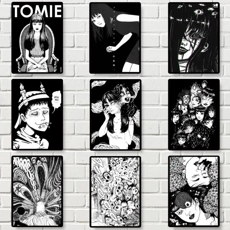 

Horror comic junji ito Tomie Tees POSTER Posters Prints Wall Pictures Living Room Home Decoration