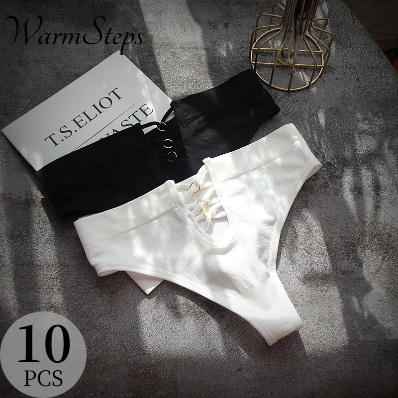 

Сексуальные женские трусики WarmSteps 10 шт./компл., дышащее горячее нижнее белье, удобное нижнее белье, модные трусы, женские трусы с вырезами
