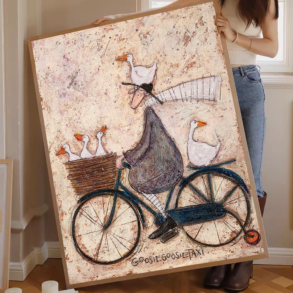 

Настенный плакат Sam Toft Abstract Landscape Dogs