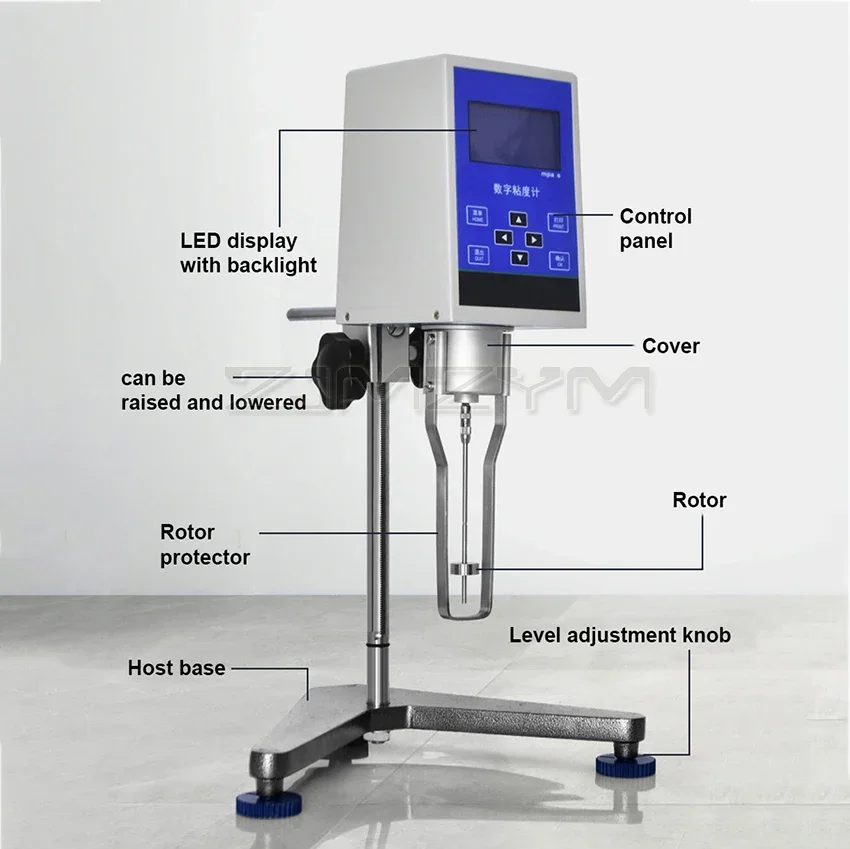 Вращающийся цифровой вискозиметр устройство для измерения вязкости модели 2000000