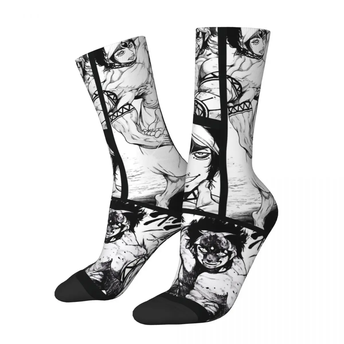 

Носки Shiva мужские Смешные в стиле Харадзюку, винтажные Короткие штаны с забавными рисунками Рагнарок в японском стиле аниме, экшн-сражения в стиле хип-хоп