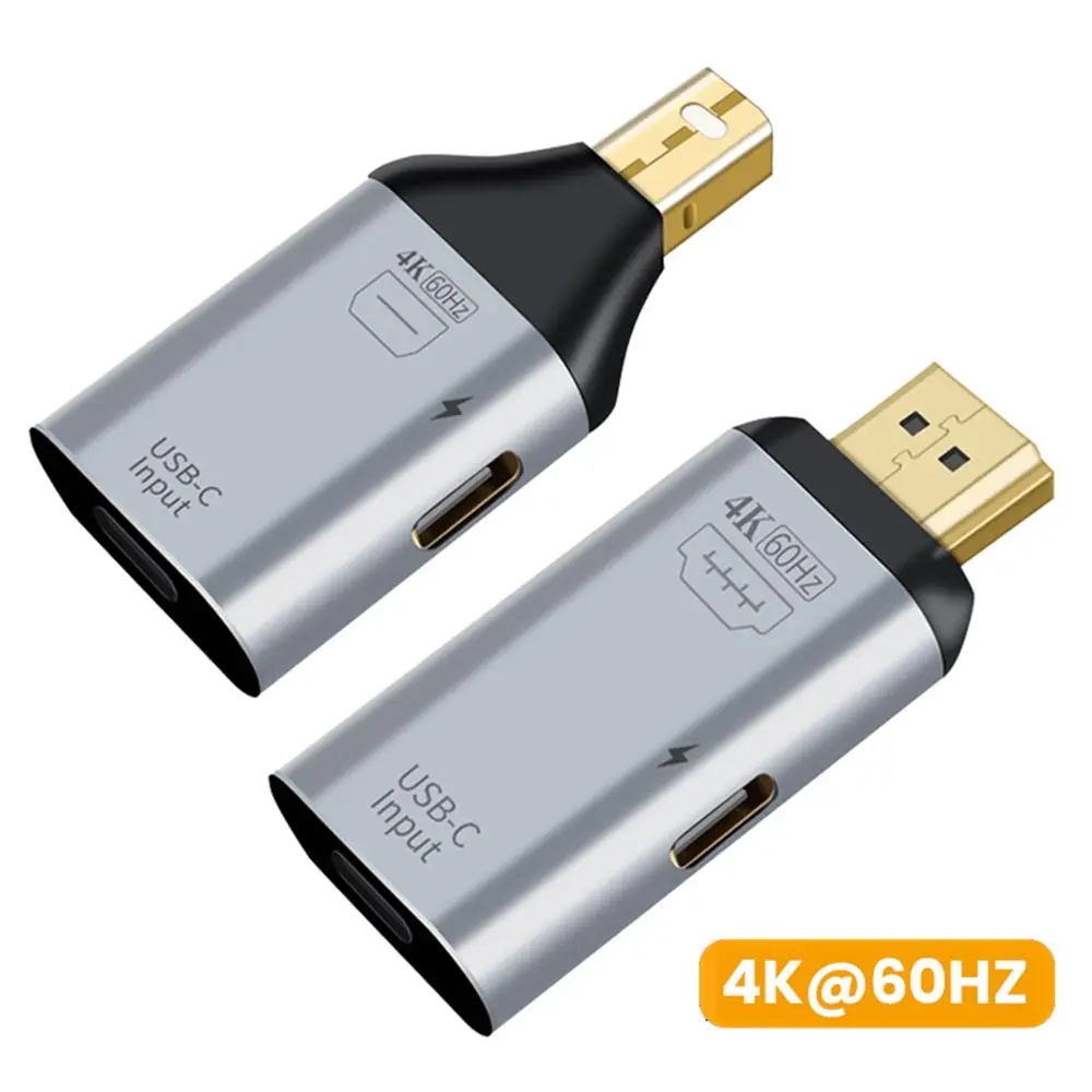 

Video Splitter PD Charging 100W Laptop Cable Adapter USB C to HDMI Converter Type-C to DP/HDMI-compatible/Mini DP