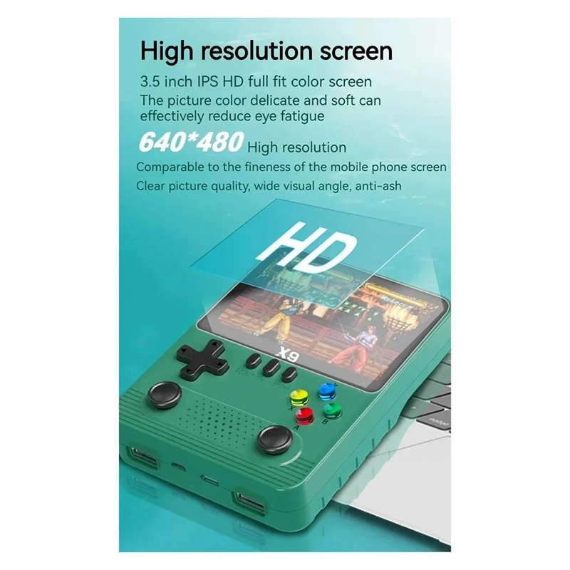 Игровая консоль X9 10000 + игр 3 5 дюйма 2000 мАч для GBA GBC NES 11 типов симуляторов