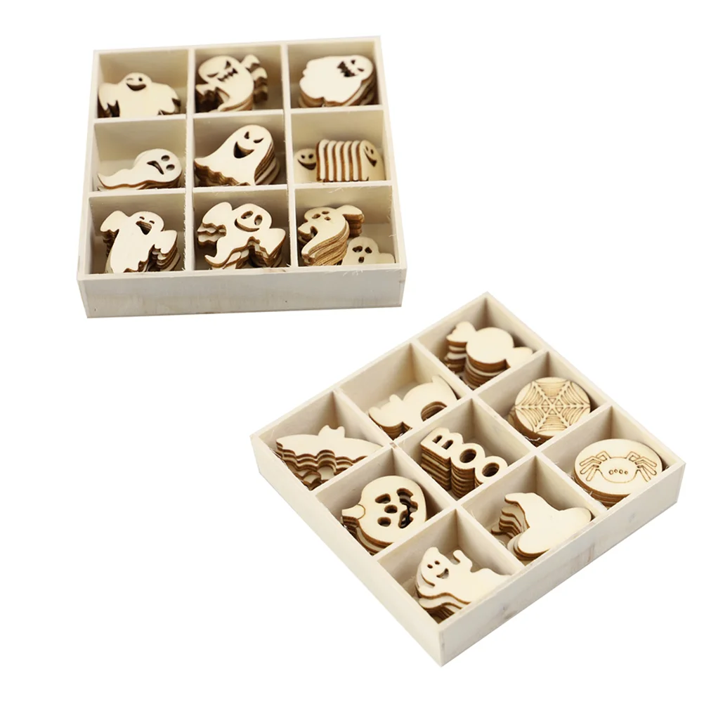 

Cutouts Wooden Pumpkin Slices Wood Unfinished Ghost Hanging Ornament Thanksgiving Pieces Slice Blank Ornaments Crafts Tags Kids