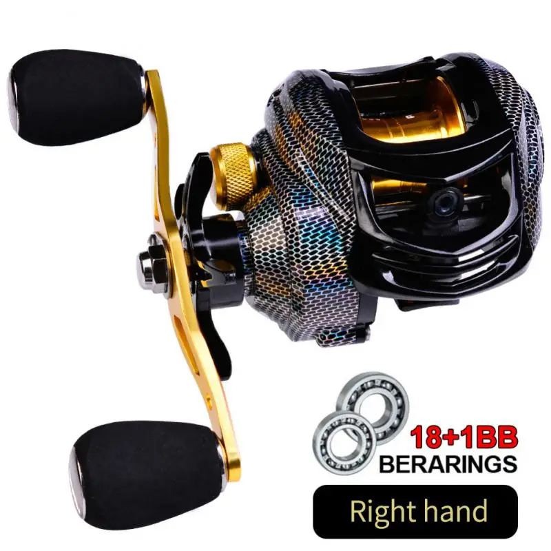 

PROBEROS металлическая катушка в форме капли воды 18 + 1 осевая Рыболовная катушка микро-вещь катушка для морской рыбалки Рыболовная катушка для ...