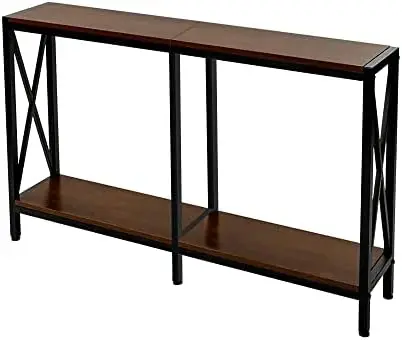 

Маленький журнальный столик с полкой для гостиной, кофейного офиса, серого цвета, темного дуба, 1 дюйм