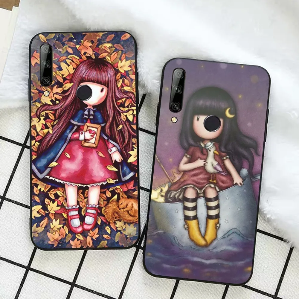 

Ssan to-roes Gor-juss Cute Cartoon Girl Phone Case For Huawei Honor 10 lite 9 20 7A 9X 30 50 pro 60 pro 70 pro plus