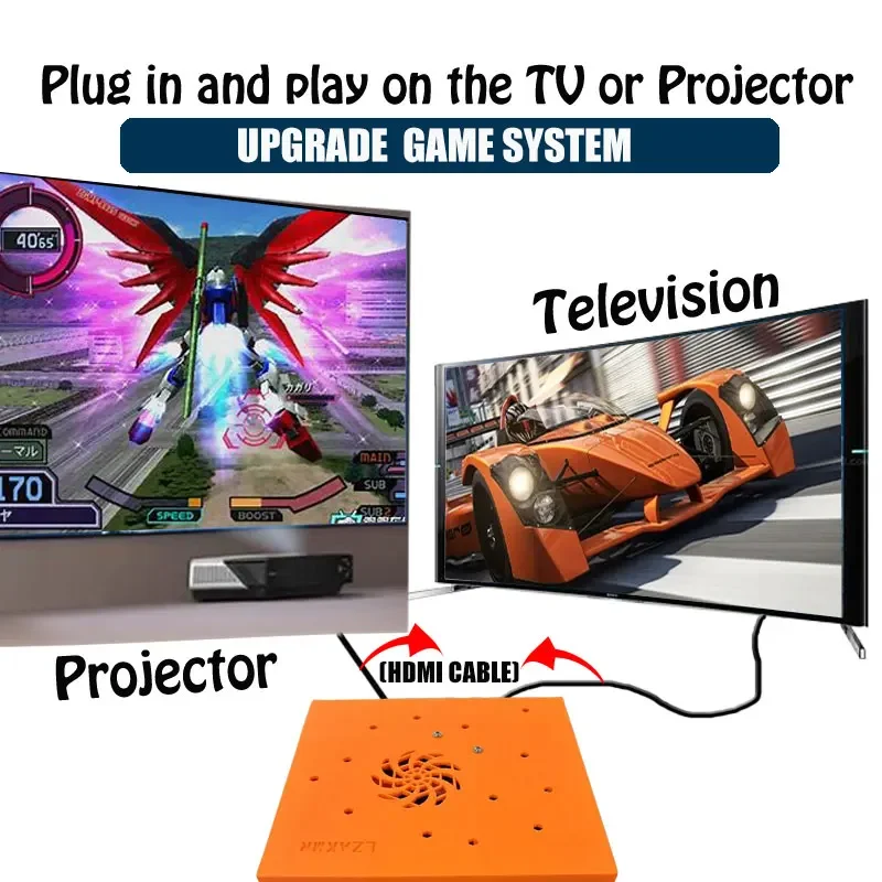 Фото Игровая консоль Windows11 M8 Plug and Play Retro I3-3110M 1T HDD 70000 + игры для Wii PS2 N64 PSP GameCube N64 Беспроводная ручка №4