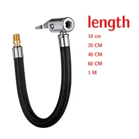 motorcycle car bike tire air inflator hose inflatable pump extension tube adapter twist tyre air connection locking air chuck