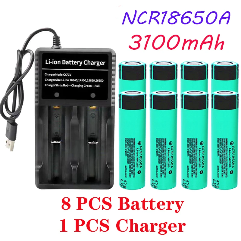 100% Оригинальный NCR18650A 3100 мАч 3 7 в 18650 перезаряжаемый литий-ионный аккумулятор для
