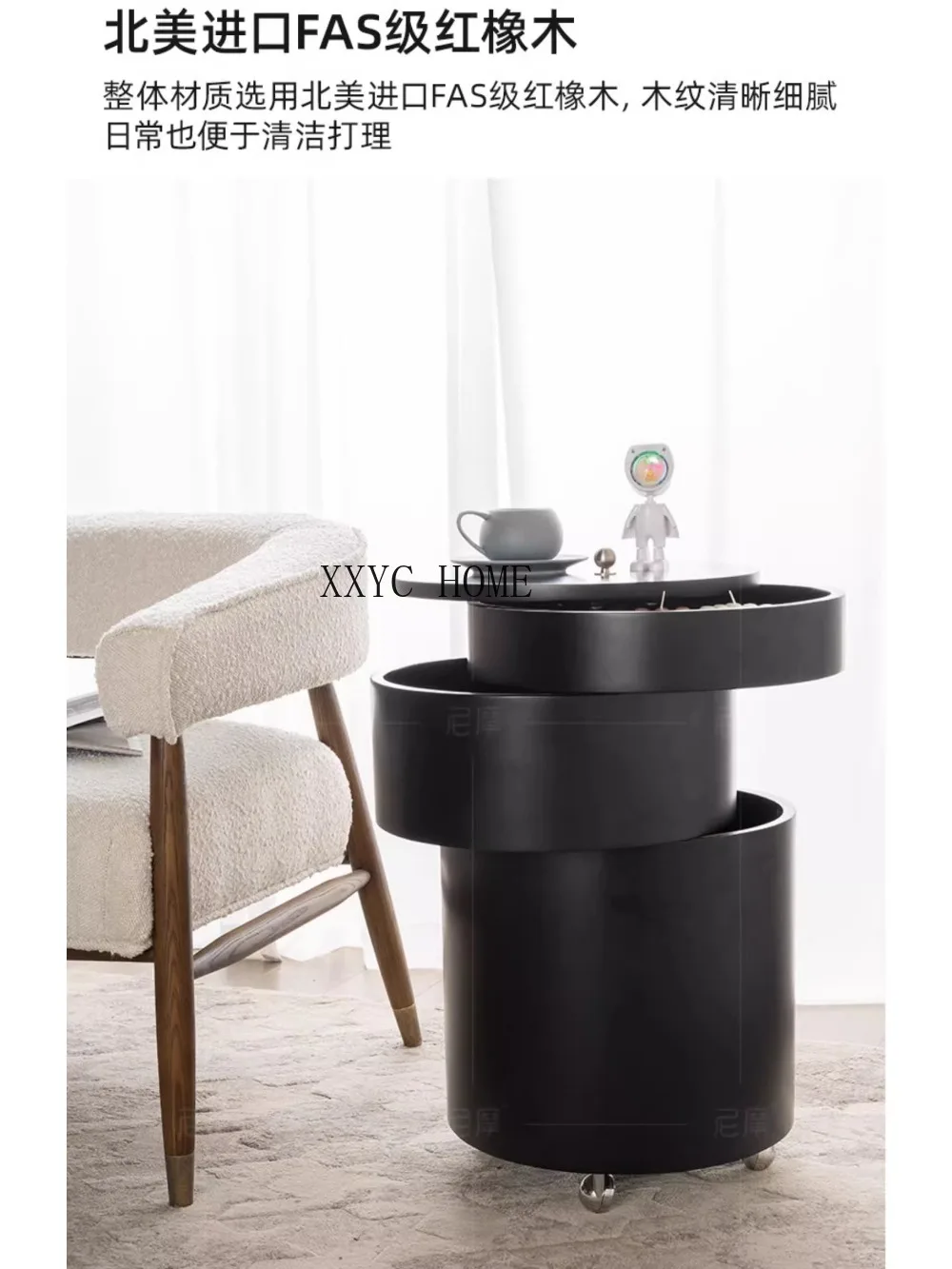 Шкаф-сервант боковой столик шкаф для хранения вращающийся шкафчик кабинета и