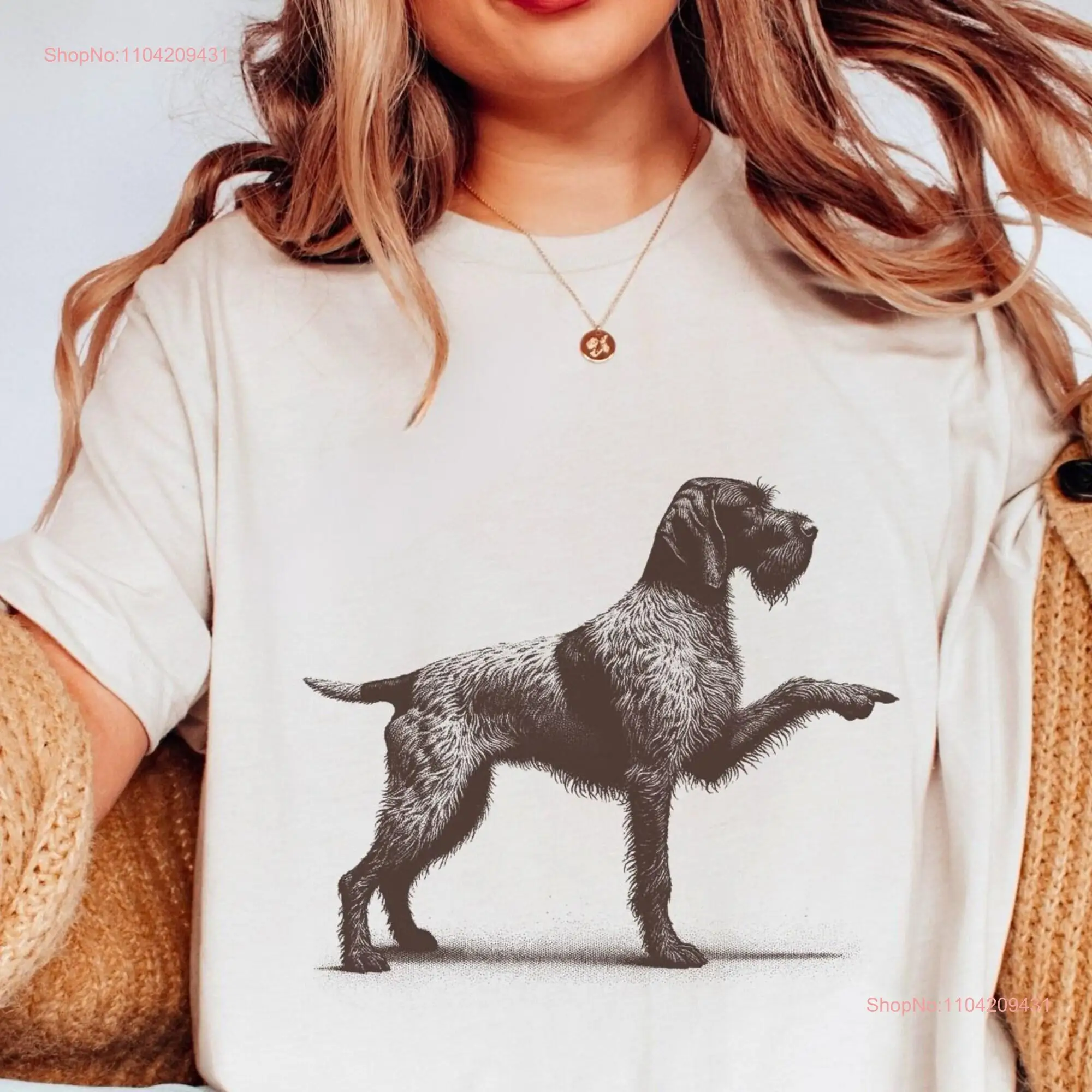 Забавная футболка с немецким жестоководным указателем GWP s для собаки папы мамы