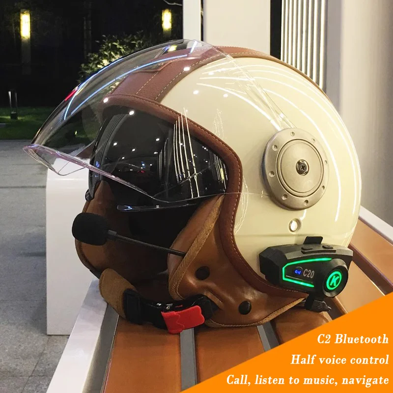 Умный Bluetooth-шлем для мотоциклистов etro теплый шлем защиты ушей с открытым лицом