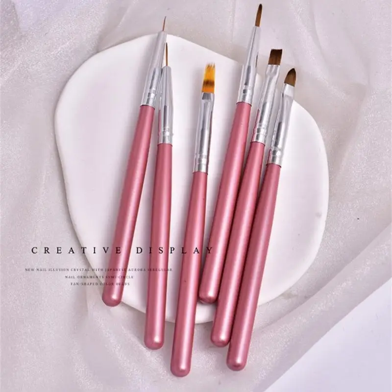 

Gradient Brush Painted Wooden Pole Gradient Flexible And Firm Not Easy To Fade Japanese-style Light Therapy Pen Pull Wire