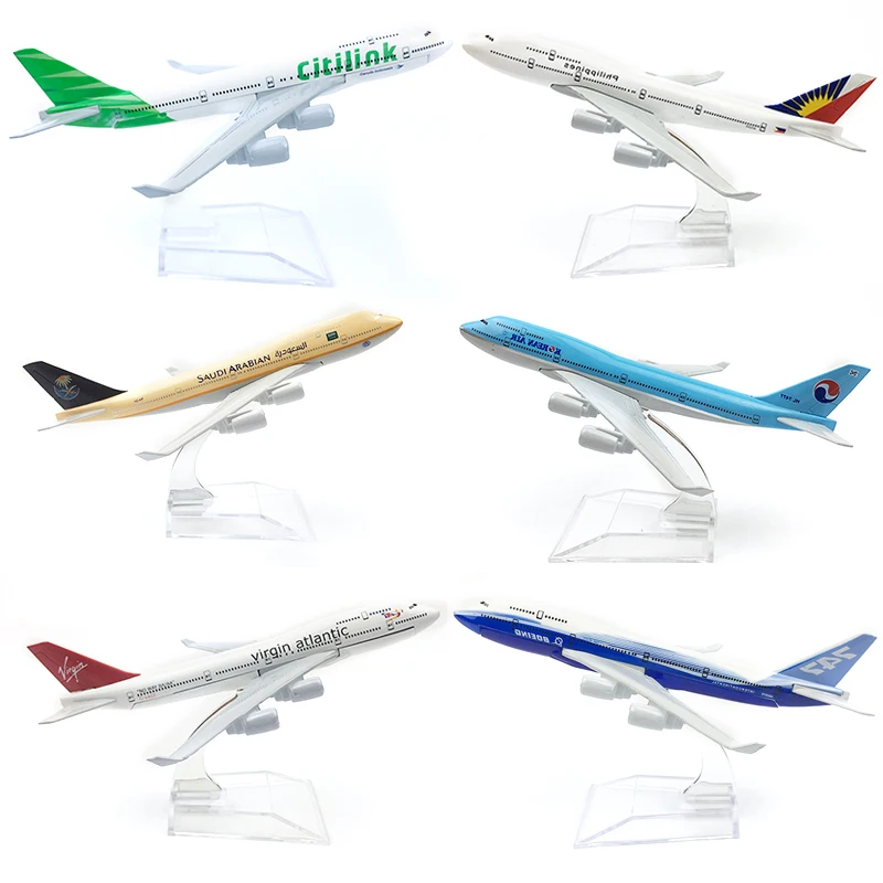 

1:400 Boeing 747 737 Plane Model Alloy Metal Die Cast Simulation Models International Airline Toys Students Collection Boy Gift