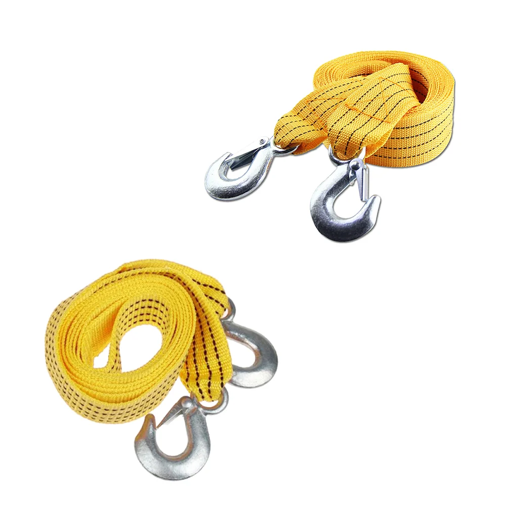 

Ton Car Trailer Rope Practical Outdoor Emergency Nylon Tow Rope Double Thicken Car Trailer(Yellow,Eagle Hook)