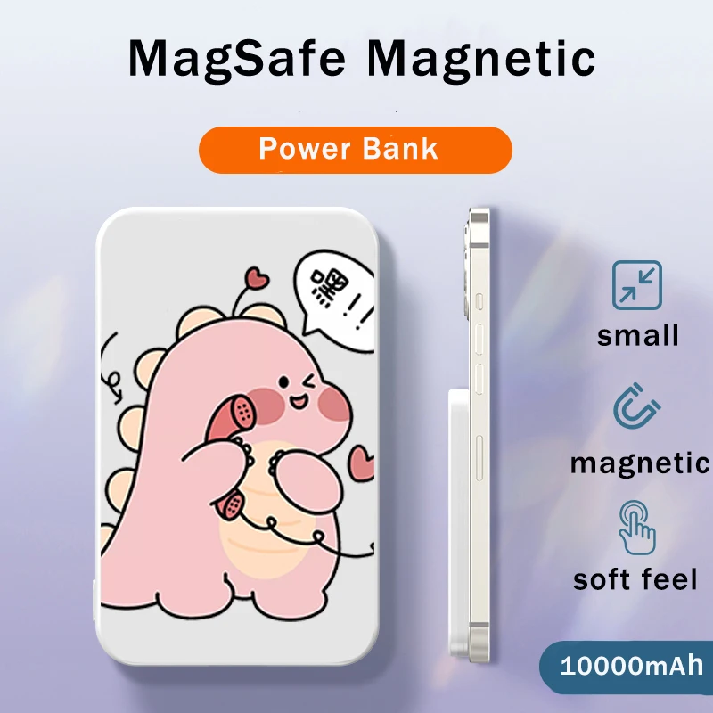 

Магнитный внешний аккумулятор 10000 мАч, 5000 мАч, портативные зарядные устройства, внешний вспомогательный аккумулятор, быстрая Беспроводная ...