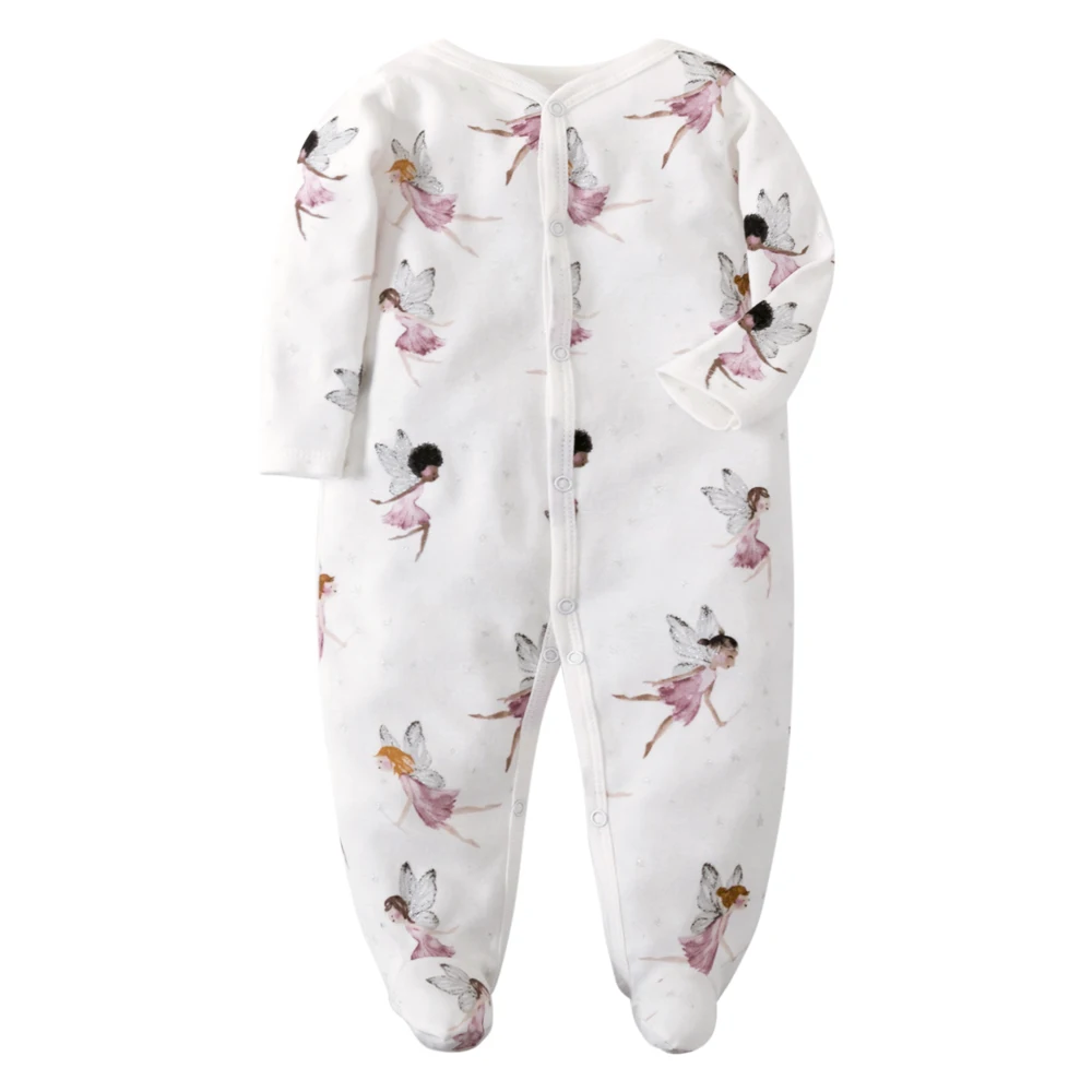 

Одежда для новорожденных 0-3 месяцев детская пижама для девочек и мальчиков цельный комбинезон для новорожденных хлопковый Модный комбинез...