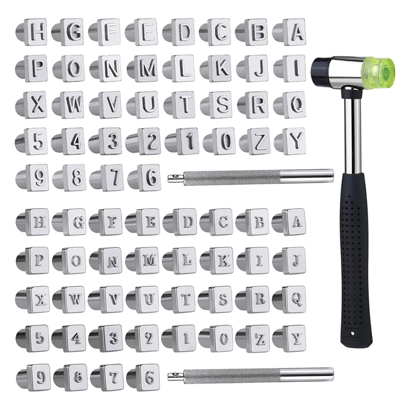 Инструменты для штамповки кожи 75 шт. резьбы набор инструменты с геометрическим