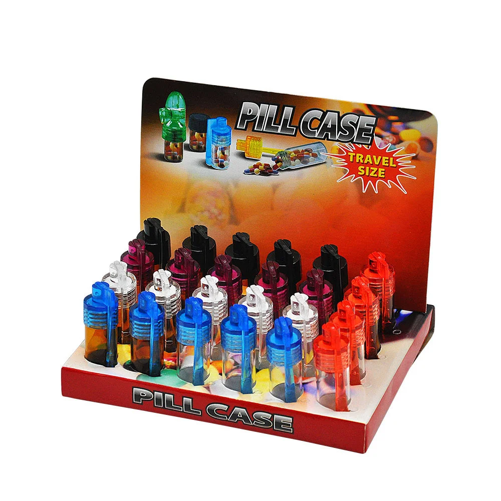 4 шт. стеклянная бутылка 51 мм контейнер для хранения крутой гаджет мужчин