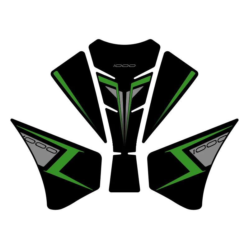 Для KAWASAKI Z1000 мотоциклетный Противоскользящий коврик для топливного бака боковой