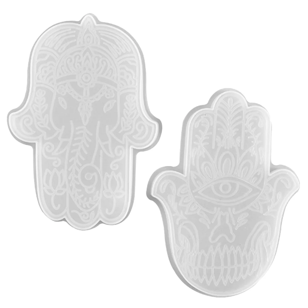 

Mold Silicone Diy Resin Tray Fatima Hamsa Jelly Evil Mould Hand Epoxy Bombs Bath Ashtray Palm Storage Eye