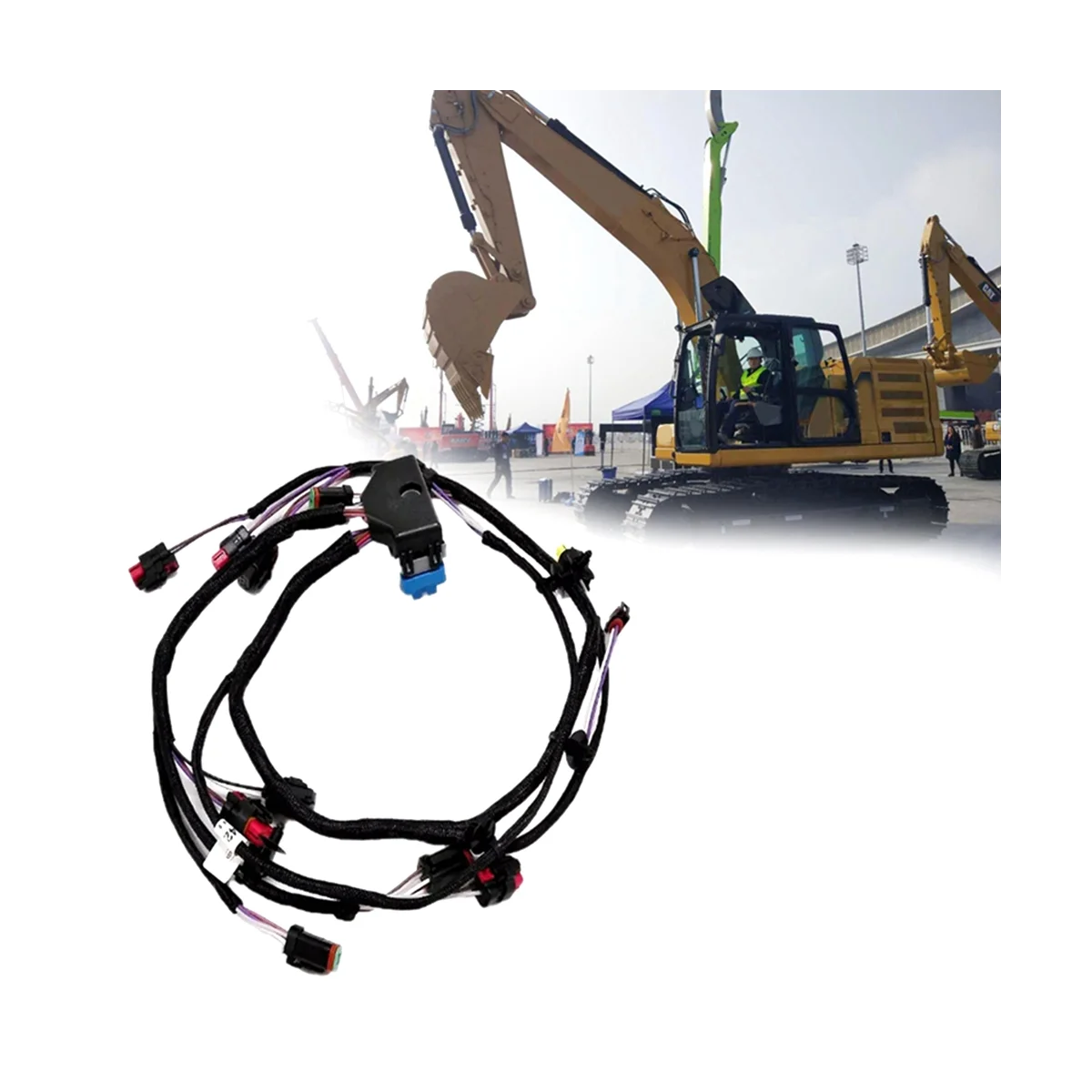 Жгут проводов двигателя 260-5541 для 320DL 323D 326D .6 2605541 260-5542 2605542