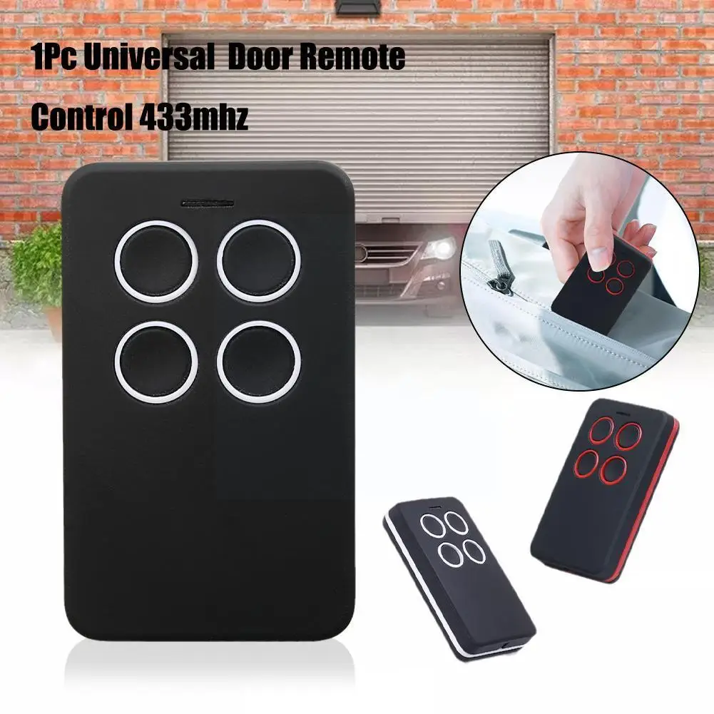 

Universal 4 Buttons Garage Gate Door Opener Remote Handheld Copy Control Remote Command Controller 433MHZ Transmitter Dupli H0A2