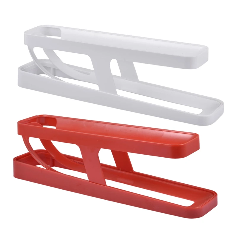 

Automatic Scrolling Egg Rack Holder Storage Box Egg Basket Container Organizer Refrigerator Egg Dispenser kitchen accessories