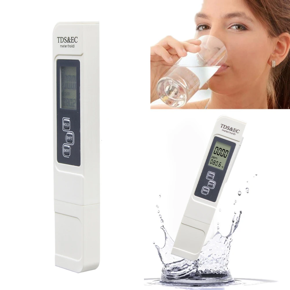

Digital TDS Water Quality Meter Water Hardness Aquarium Pool Purity Testing Pen Swimming Portable Outdoor Elements