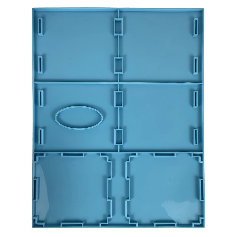 

Tissue Box Silicone Mold Square Storage Container DIY Crystal Epoxy Mold Napkin Paper Organizer Case Resin Mold for Hand Crafts