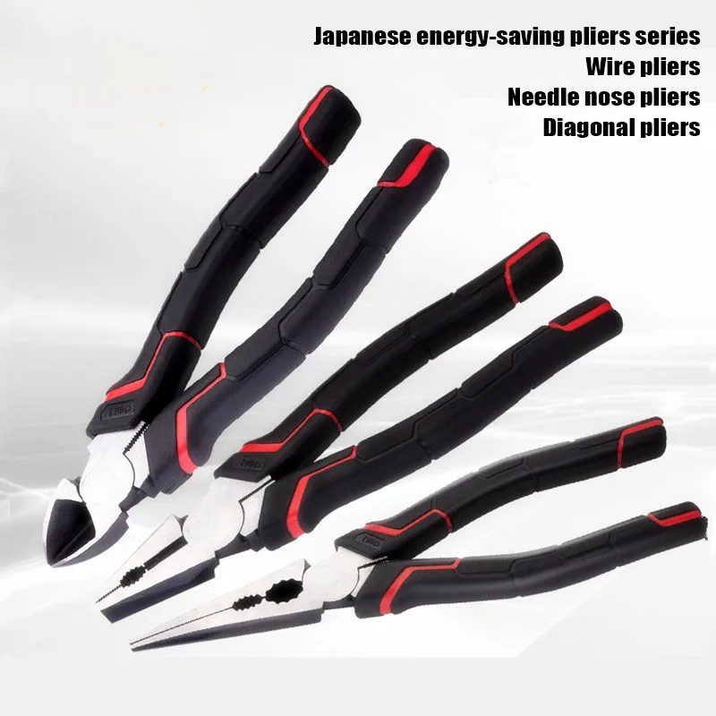 

6/7/8inch Manual Tools Clamp Pressure Pliers Multifunctional Wire Stripping Garage Home Electronics Cutters Repairman Hand Tool