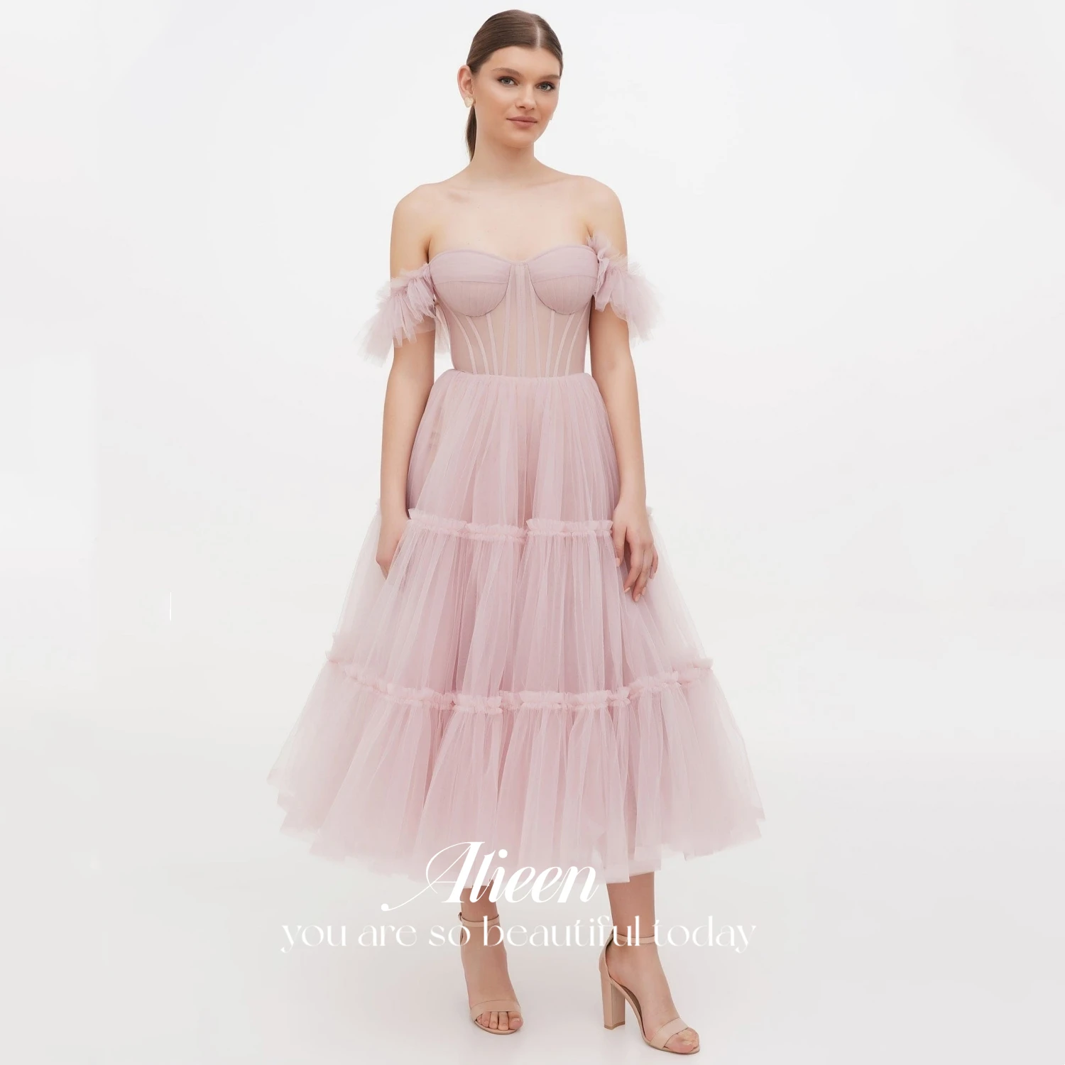 

Aileen Mesh Elegant Evening Dresses for Women Luxury Evening Dress 2023 Elegant Party Dresses for Women 2023 Off the Shoulders