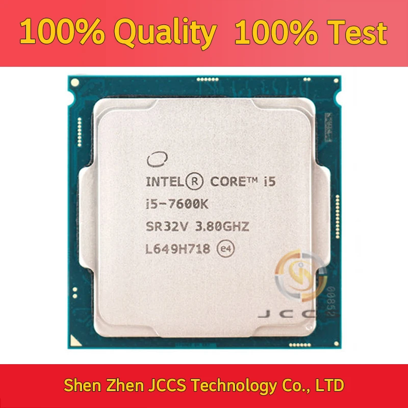 

Процессор Intel Core i5 7600K, 3,8 ГГц, 4 ядра, 4 потока, 6 Мб, 91 Вт, LGA 1151