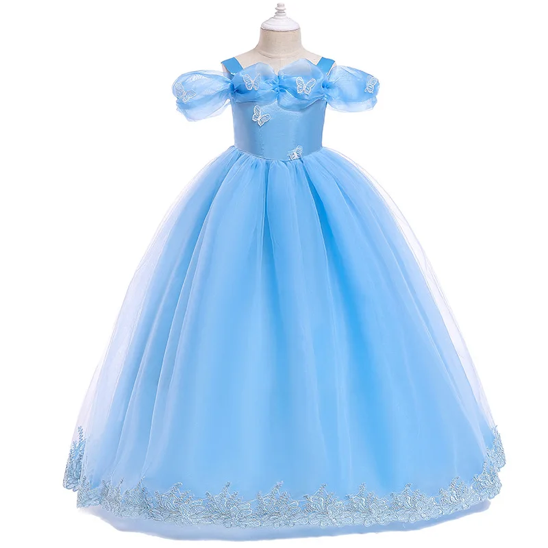 Enlarge 2022 New Tulle Long Children's Dress Children's Dress Christmas Dress