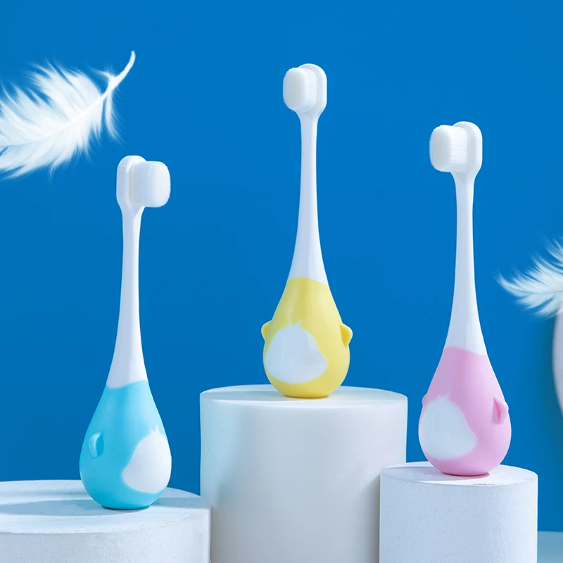 

Baby Soft-bristled Toothbrush Children Teeth Training Toothbrushes Baby Cleaning Teethers Dental Oral Hygiene Care Tooth Brush