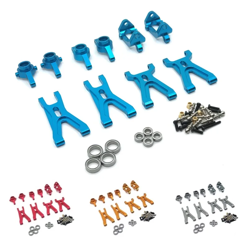 

1/18 Wltoys 184011 A949 A959 A969 A979 K929 Metal Upgrade Parts Kit Suspension Arm Steering Block RC Car Accessories